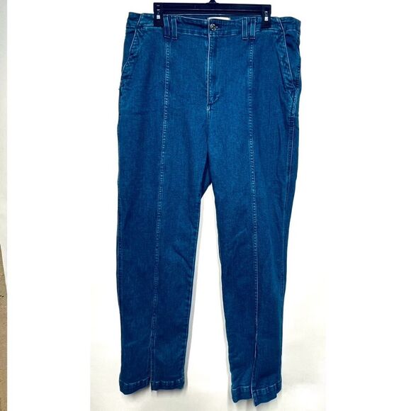 Madewell The Perfect Vintage Jean in Medium Indigo Wash: Seamed Edition 32 - Picture 5 of 16